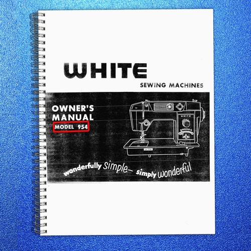 White 954 sewing - white,