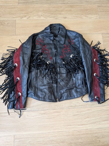 Vintage first leather black - leather,