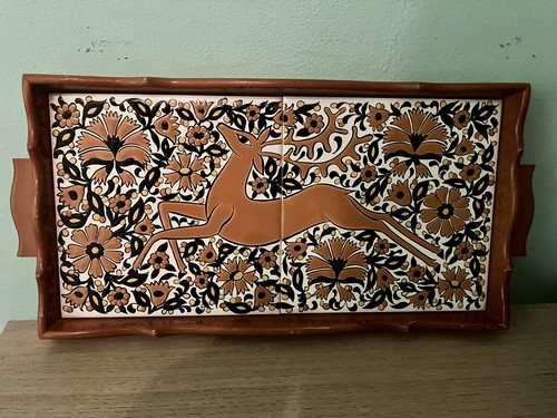 Vintage rodos keramik tile - keramik,