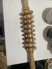 Wooden Roller Massage Trigger Body Relax Therapy Tool Muscle Pain Relief  E3