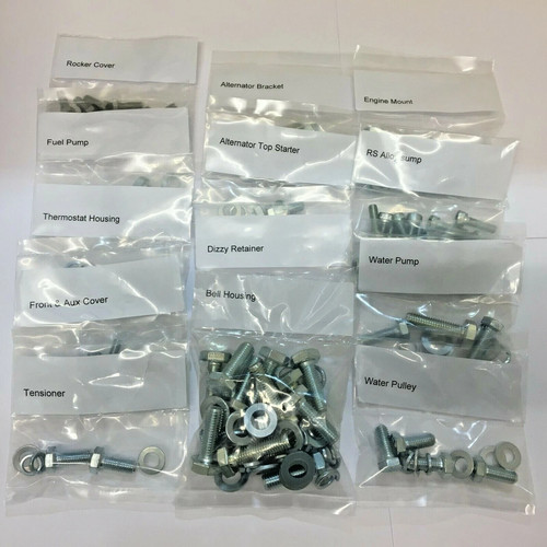 Pinto ohc engine bolt kit - engine, ford