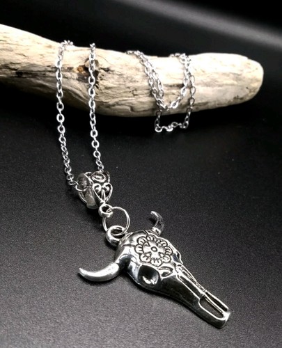 Silver ram head - ox, bull