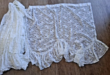 Vintage Ivory Lace Frill Net