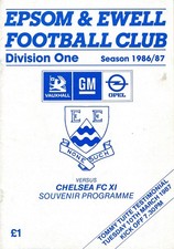 EPSOM & EWELL v Chelsea (Tommy Tuite Testimonial) 1987 - GEORGE BEST played