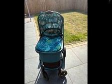 Cossato Green Jungle Pram System With Matching High chair And Accessories 