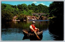 Postcard - A Coracle Fisherman