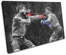 UFC Grunge Khabib Nurmagomedov Sports SINGLE CANVAS WALL ART Picture Print