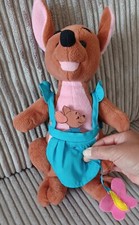 Winnie The Pooh Kanga Plush Soft Toy Roo In Pocket Pink Butterfly 