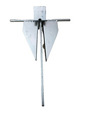 Danforth Style Anchor Hot Dip