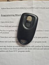 GENUINE MAZDA BONGO MPV 2 3 6 323 626 ETC (RF) 2BUTTON REMOTE ALARM KEY FOB+CODE