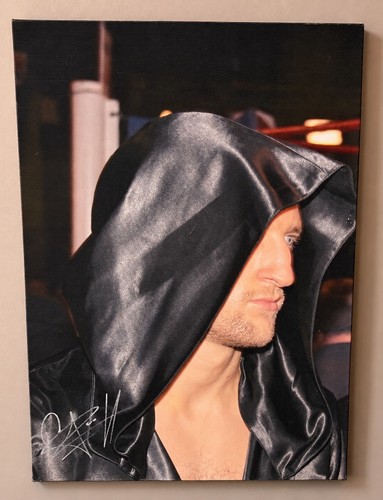 Carl froch signed large - signed, canvas