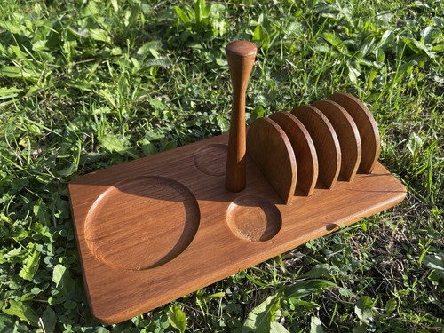 Vintage wooden mcm swedish - vintage,