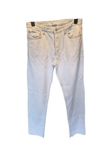 Zara white women jeans slit - jeans,