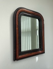 Antique French Louis Phillipe Mirror With Painted Frame