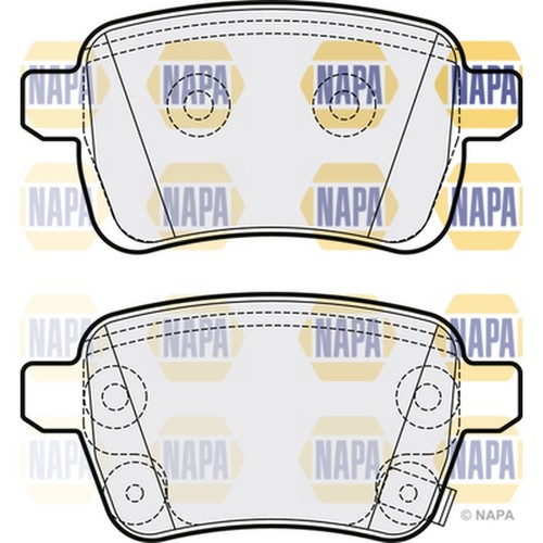 Brake pads set for vauxhall - pads,