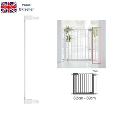 Munchkin Baby Gate Extension, White, 7cm, Model MK0079