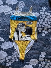 Adidas X Fiorucci one piece Swimming Costume With Pop Art Printing