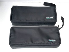 Case Logic Cassette Tape Carrying Case 15 Capacity Black x 2