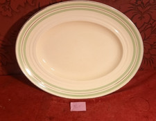 rare Art Deco Newhall Nirvana large Platter 36 cm x 25 cm dated october 1940