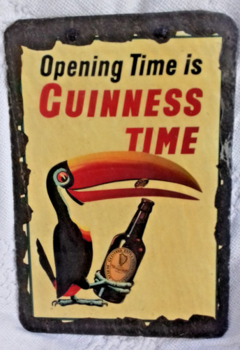 Guinness sign slate opening - guinness,
