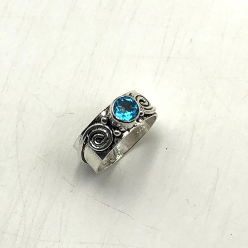 Swiss blue topaz - blue,