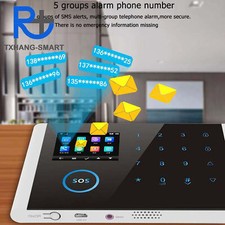 Wireless Security WIFI GPRS GSM Remote Control Alarm System APP Smart Home Kit