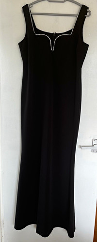 Coast black satin - black, polyester
