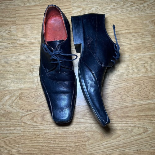 Next italia black leather - black,