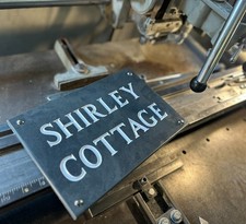 Hand Engraved V-cut Slate