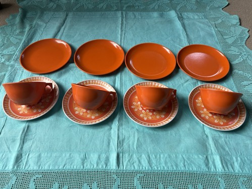 Vintage 1950s 60s orange - vintage,