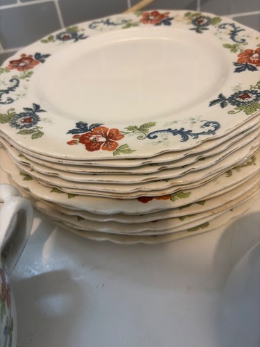 Vintage floral dinner set - vintage,