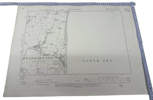 Antique map kessingland - os,