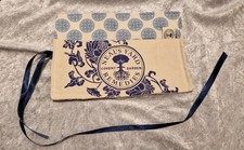 Handmade Neal's Yard Remedies Logoed Cosmetic Brush Roll