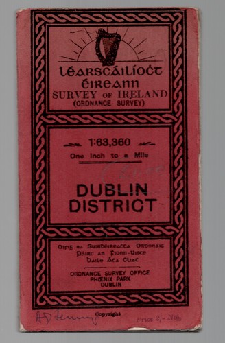 Ordnance survey dublin - survey,