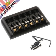 6 String Fixed Hardtail Electric Guitar Bridge Hardtail Roller Saddle Bridge