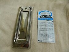 Vintage REILOR  Stainless Steel Vertical LETTERBOX/Door Knocker.NOS.No Fixings.