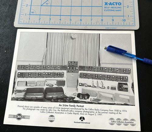 Collins radio 8x10 glossy - 8x10, s