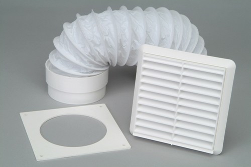 Wall vent pvc kit tumble - pvc,