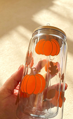 Plastic tumbler 16oz - tumbler, with