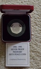 SILVER PIEDFORT  50P