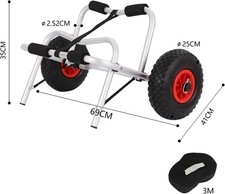 100kg foldable kayak trolley - kayak,