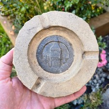 Houses of Parliament Stone Ashtray - WW2 Blitz interest Big Ben London