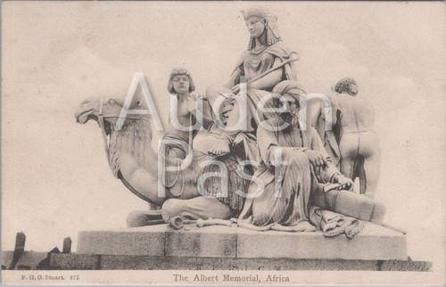 Vintage albert memorial africa - memorial,