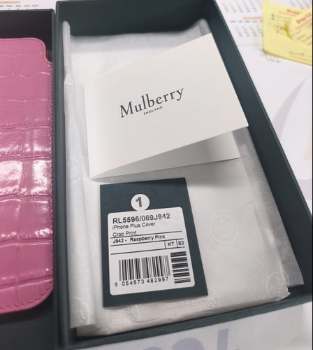 Mulberry pink crocodile iphone - mulberry,