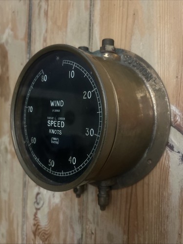 Vintage brass dial - brass, clock