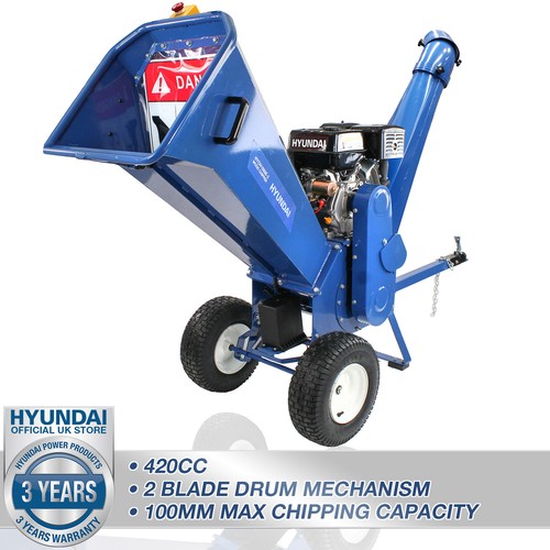 Petrol wood chipper - wood,