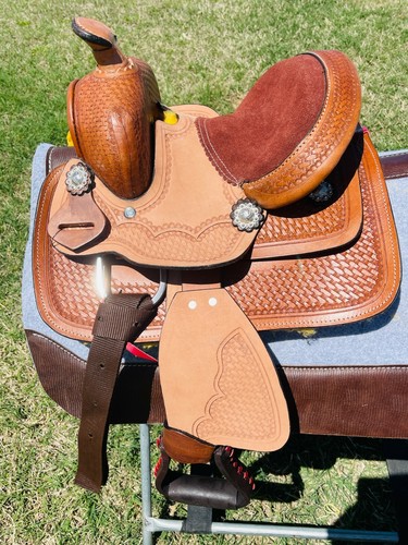 Kids western floral tooled - kids,