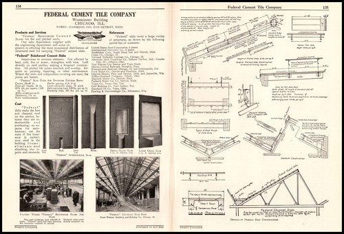 1922 federal cement tile - cement, co