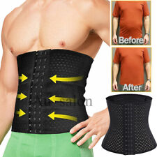 Men Slim Waist Trainer Body Shaper Tummy Control Girdle Belly Fat Burner Corset