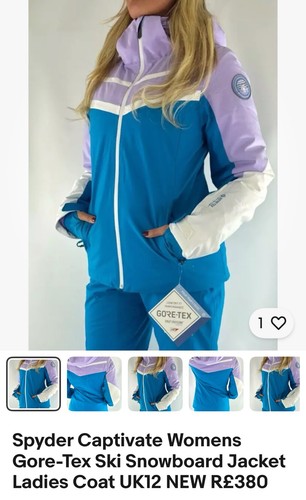 Spyder ladies ski jacket size - spyder,